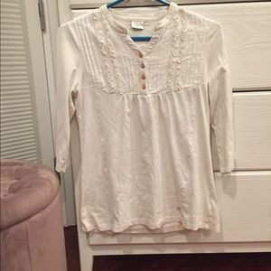Girls vintage peplum blouse